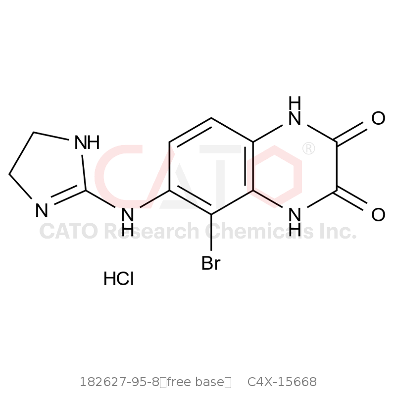 CAS No.:182627-95-8（free base）,Brimonidine Impurity 8 HCI