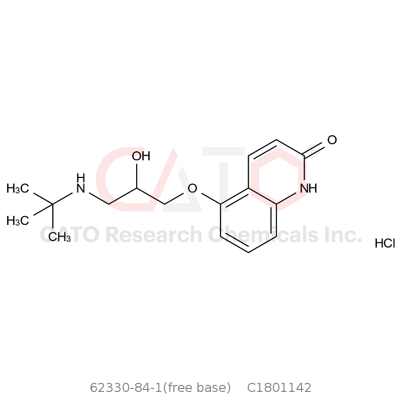 CAS No.:62330-84-1(free base),Dehydrocarteolol HCl