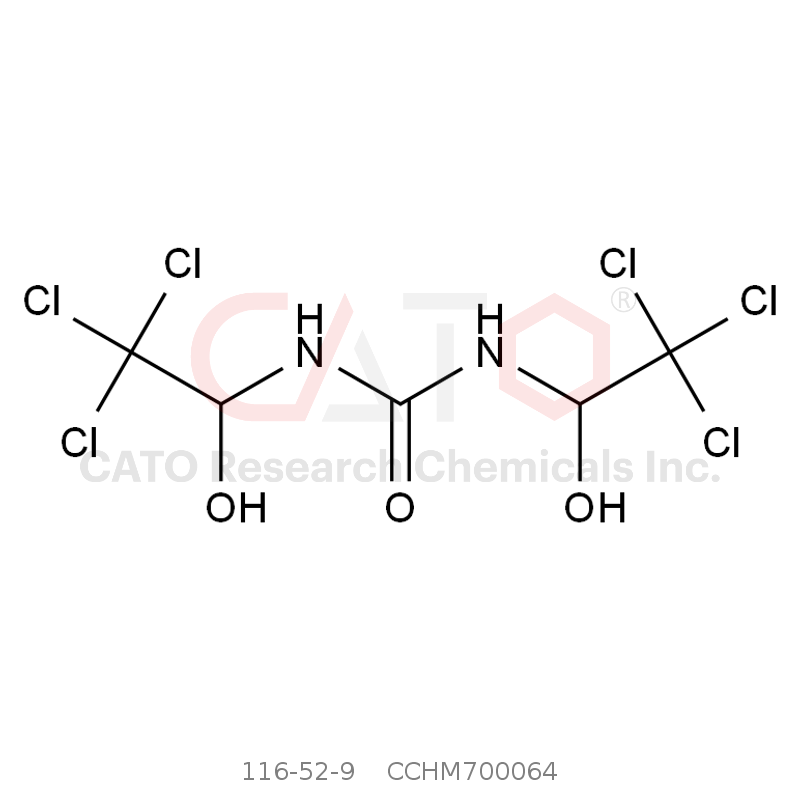 CAS No.:116-52-9,1,3-Bis(1-hydroxy-2,2,2-trichloroethyl)urea