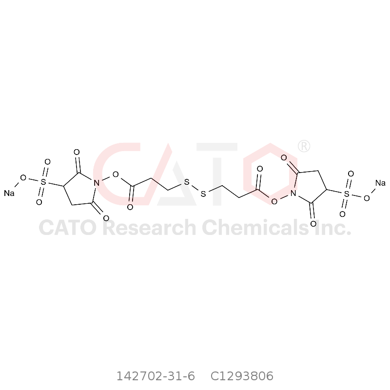 CAS No.:142702-31-6,钠 1,1'-((3,3'-二硫代双(丙酰基))双(氧基))双(2,5-二氧代吡咯啶-3-磺酸盐)