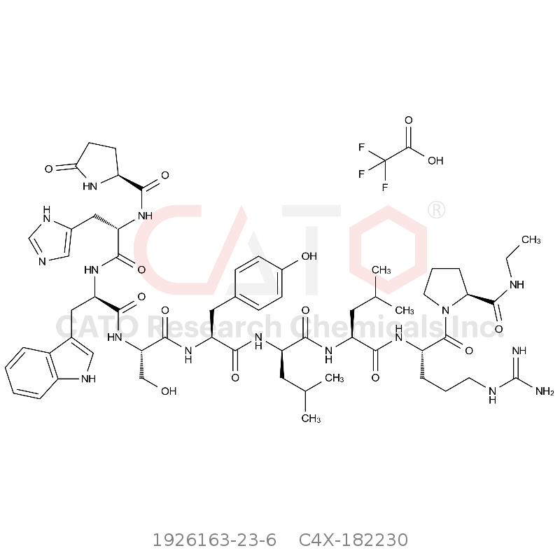 CAS No.:1926163-23-6,Leuprorelin EP impurity E TFA