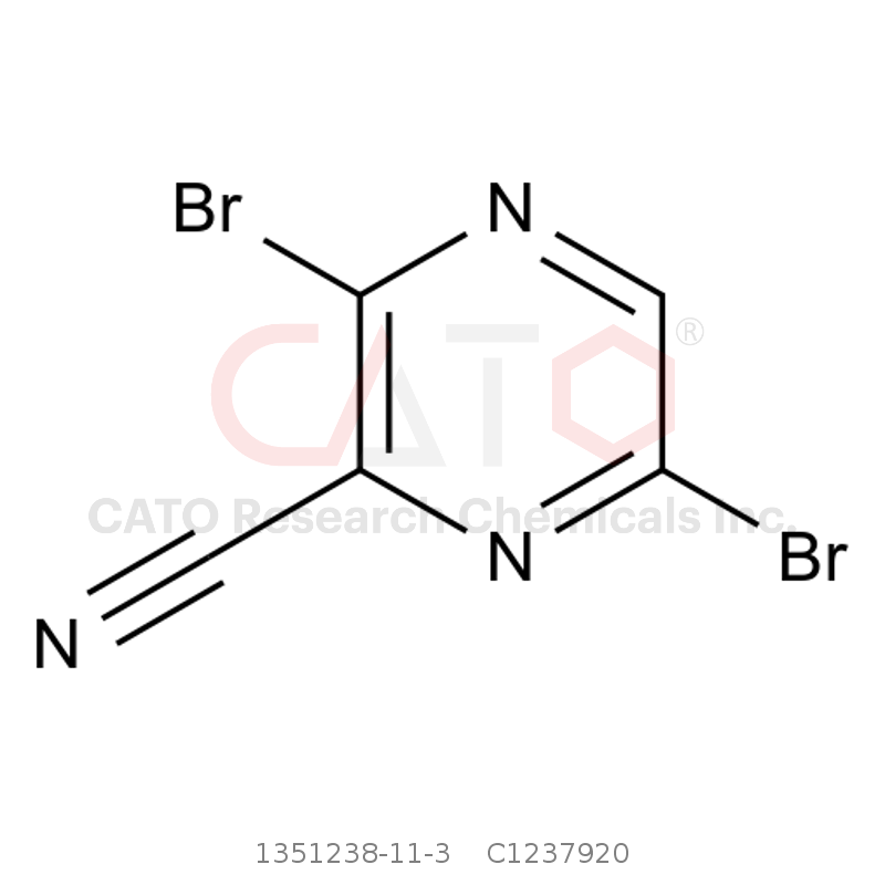 CAS No.:1351238-11-3,3,6-DibroMopyrazine-2-carbonitrile