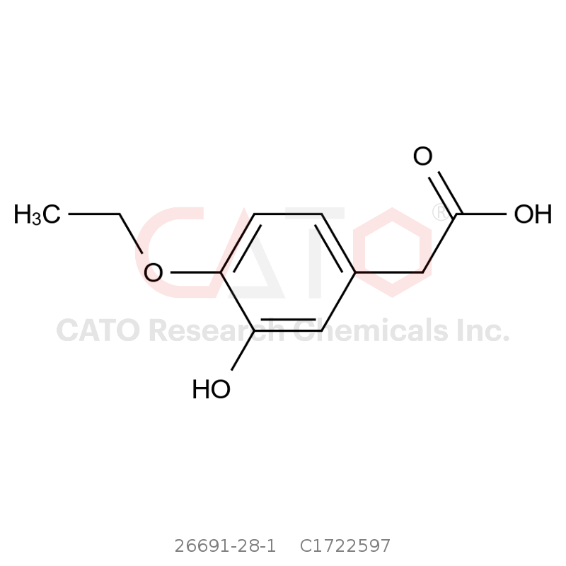 CAS No.:26691-28-1,4-Ethoxy-3-hydroxyphenylacetic Acid