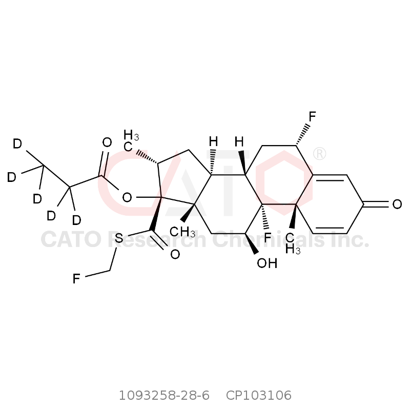 CAS No.:1093258-28-6,丙酸氟替卡松-d5