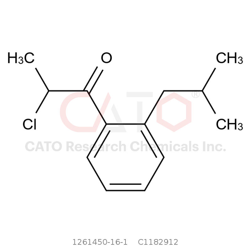 CAS No.:1261450-16-1,2-Chloro-1-(2-isobutylphenyl)propan-1-one