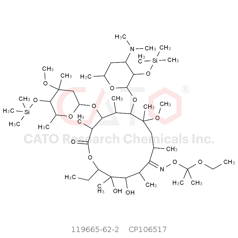 CAS No.:119665-62-2,红霉素硅醚保护产物:甲氧基-M3杂质