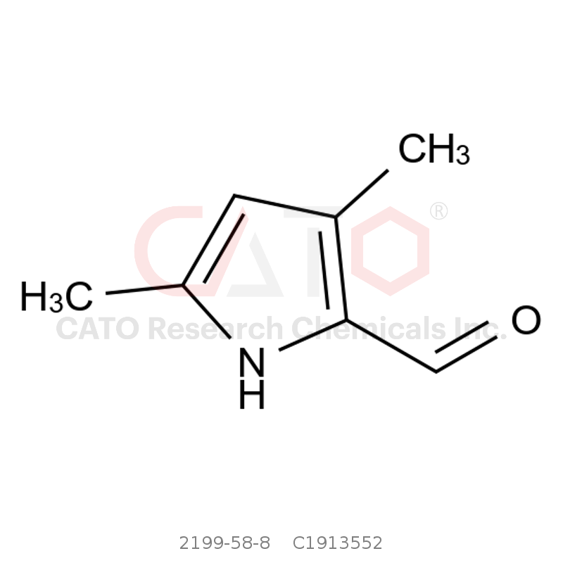 CAS No.:2199-58-8,3,5-Dimethyl-2-pyrrolecarboxaldehyde