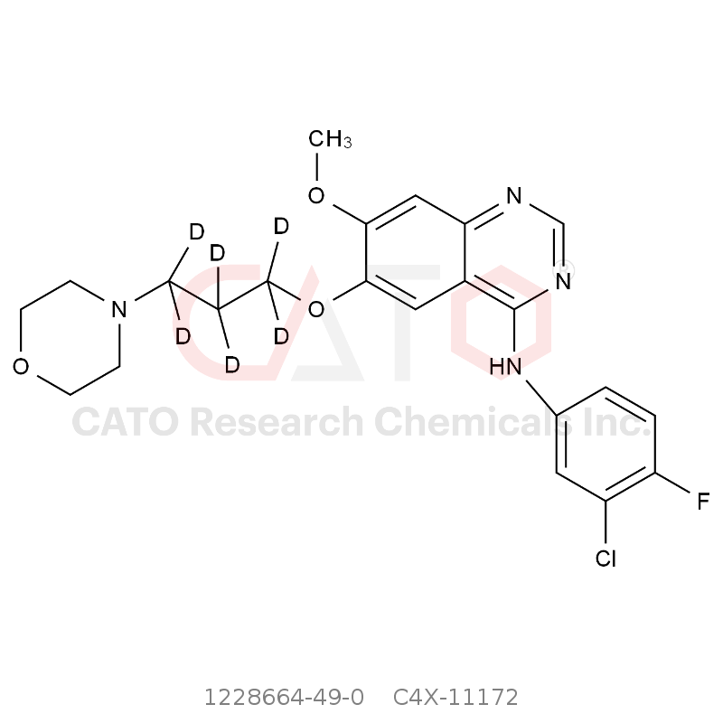 CAS No.:1228664-49-0,吉非替尼-d6