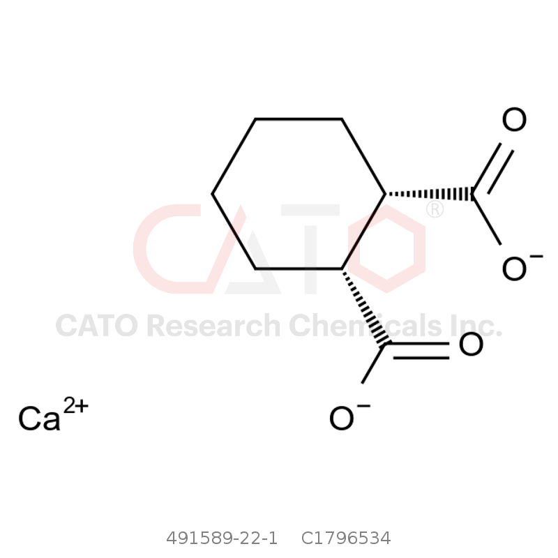 CAS No.:491589-22-1,(1R,2S)-REL-1,2-环己烷二甲酸钙盐