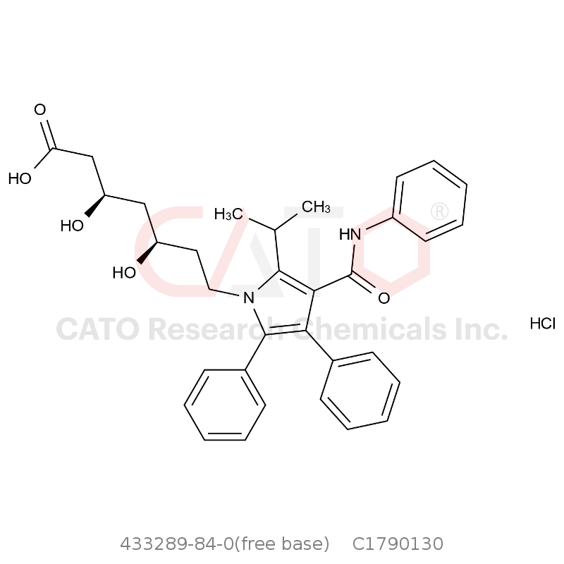 CAS No.:433289-84-0(free base),阿托伐他汀EP杂质A 盐酸盐