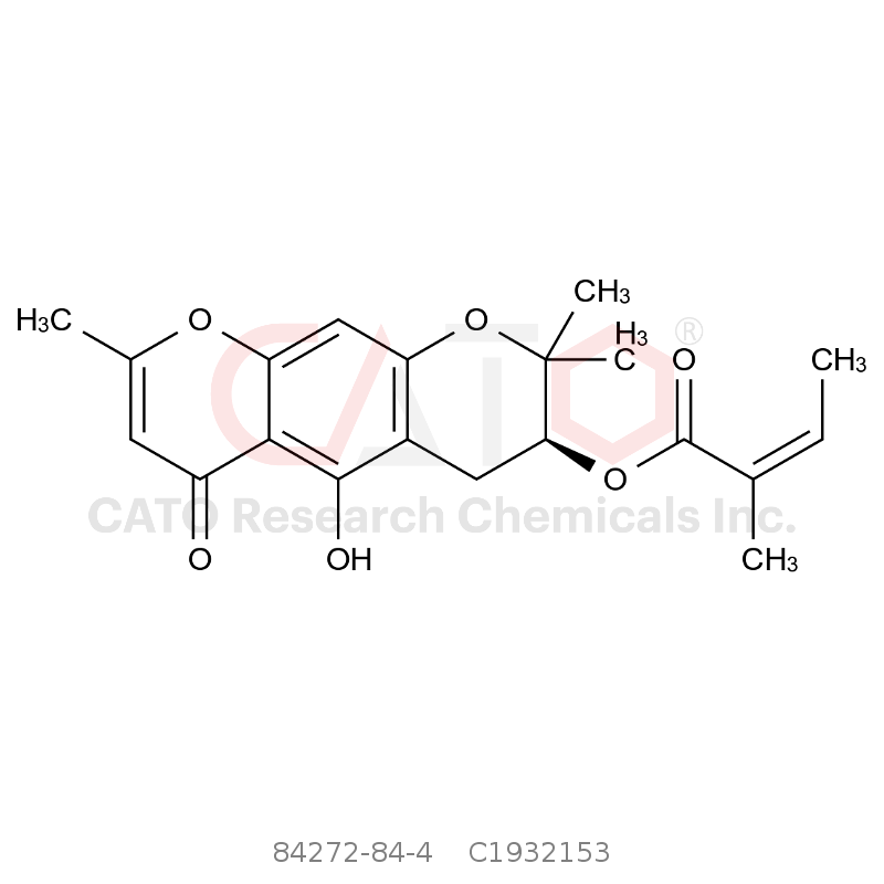 CAS No.:84272-84-4,3'-O-当归酰基亥茅酚