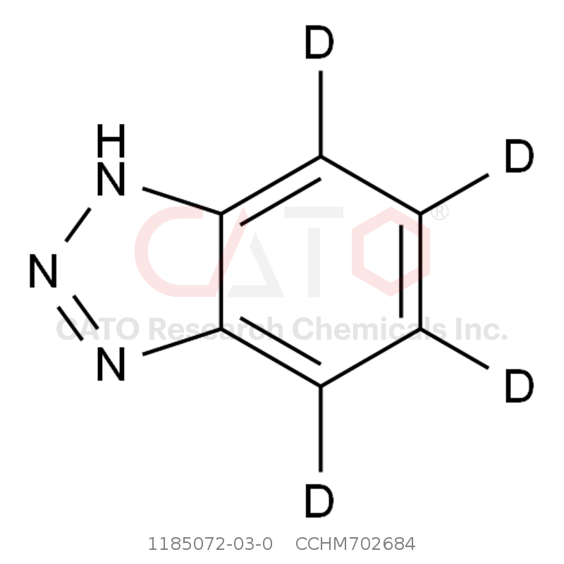 CAS No.:1185072-03-0,苯并三唑-d4