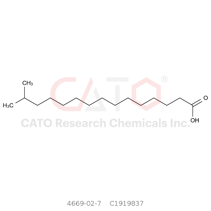CAS No.:4669-02-7,14-Methylpentadecanoic acid
