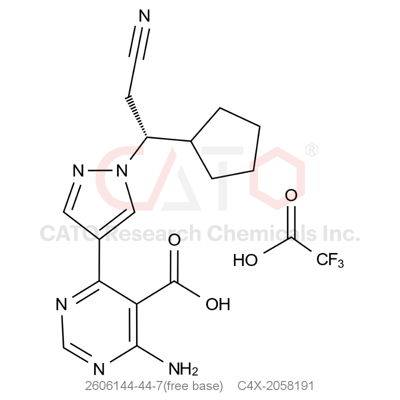 CAS No.:2606144-44-7(free base),Ruxolitinib Impurity 8 Trifluoroacetate