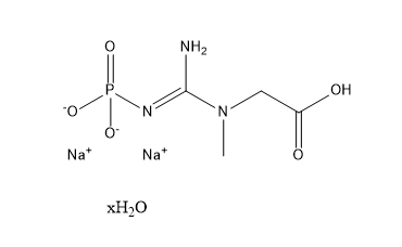 磷酸肌酸二钠水合物 Disodium Phosphocreatine Hydrate CAS 922-32-7 结构式 Chemical Structure