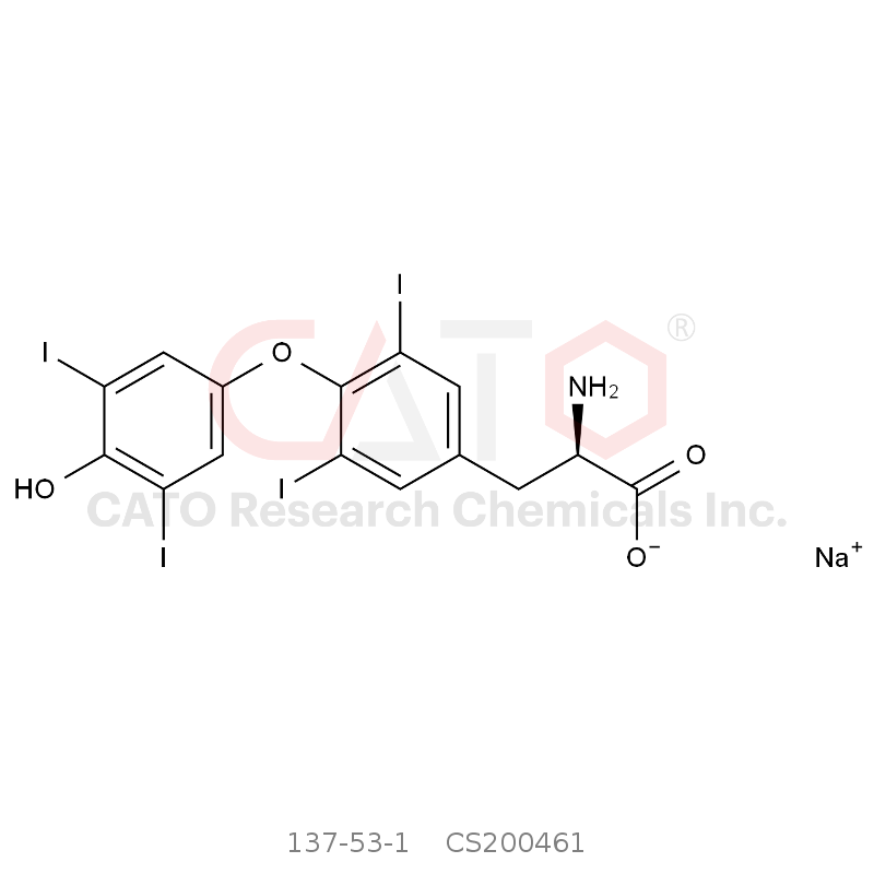 CAS No.:137-53-1,Dextrothyroxine Sodium