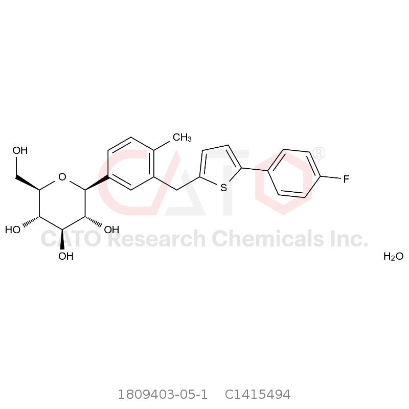 CAS No.:1809403-05-1,Canagliflozin monohydrate
