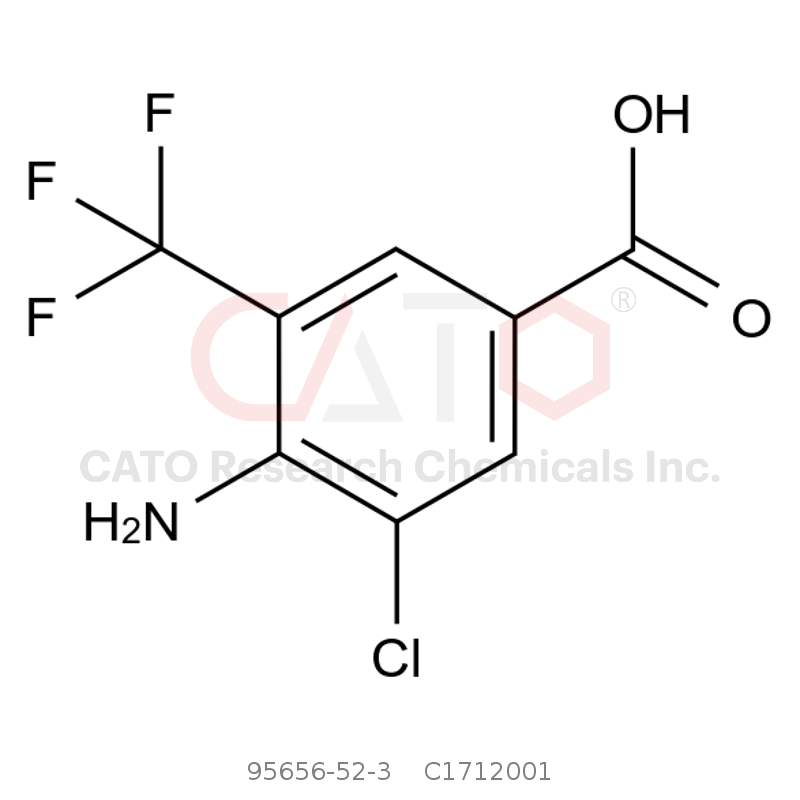 CAS No.:95656-52-3,4-Amino-3-chloro-5-(trifluoromethyl)benzoic acid