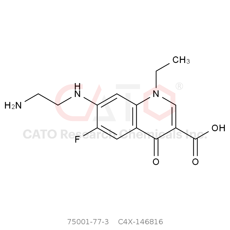 CAS No.:75001-77-3,【提供盐酸盐C4X-14682】Norfloxacin EP Impurity B