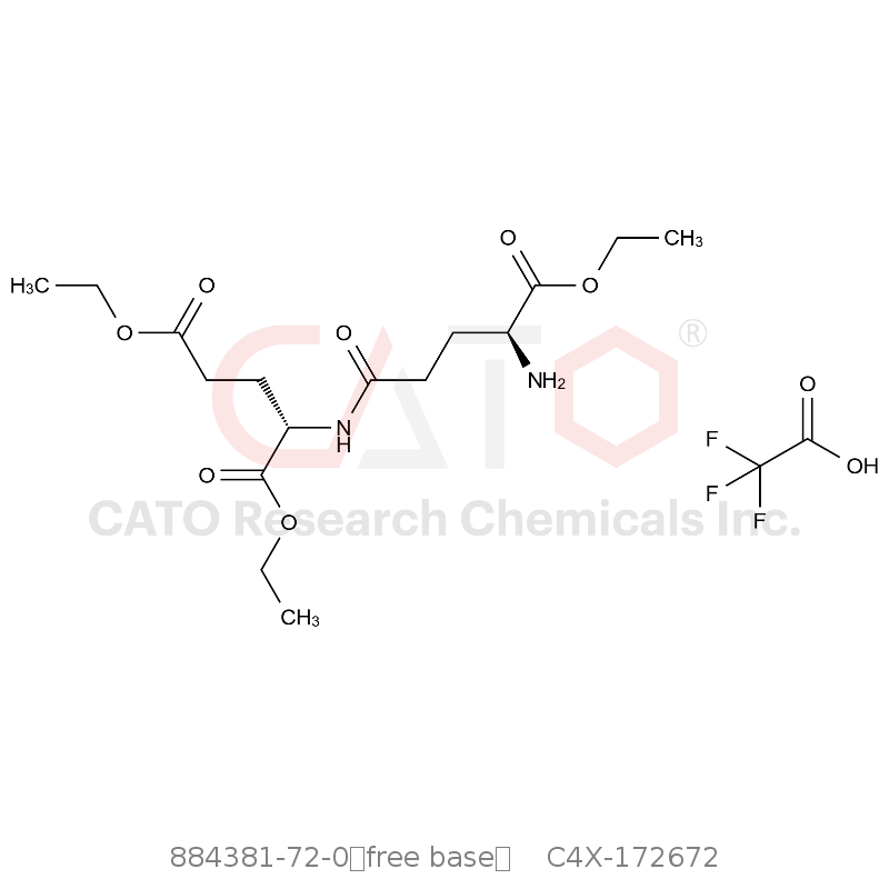 CAS No.:884381-72-0（free base）,Pemetrexed Impurity 72 TFA salt
