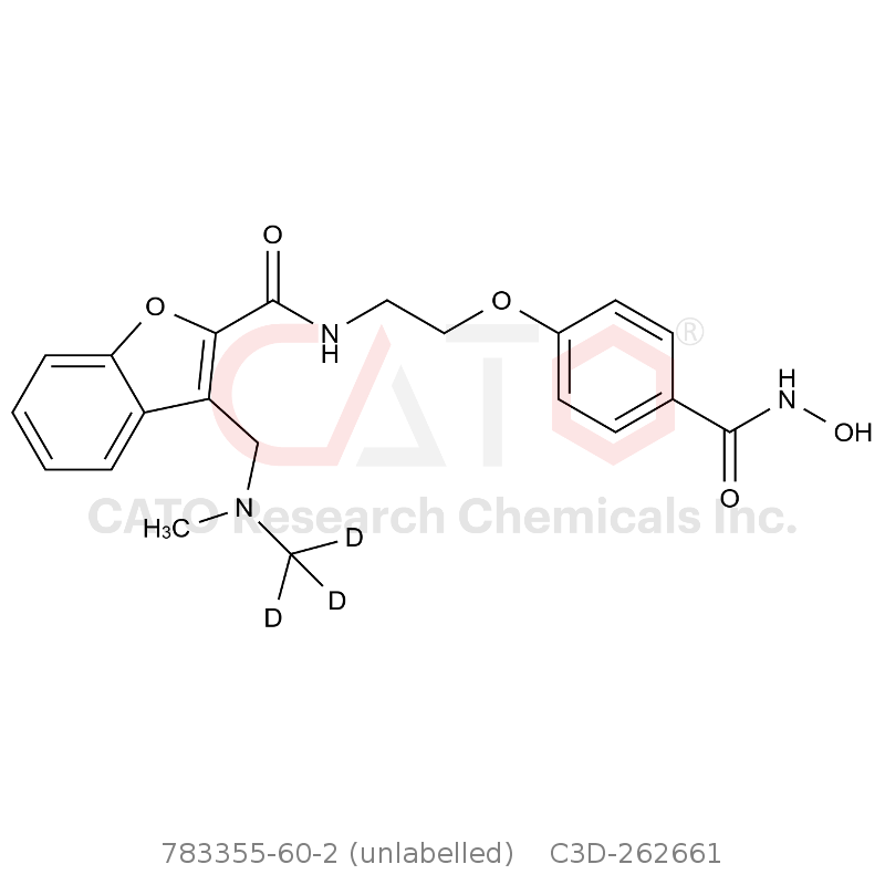 CAS No.:783355-60-2 (unlabelled),阿贝司他-d3