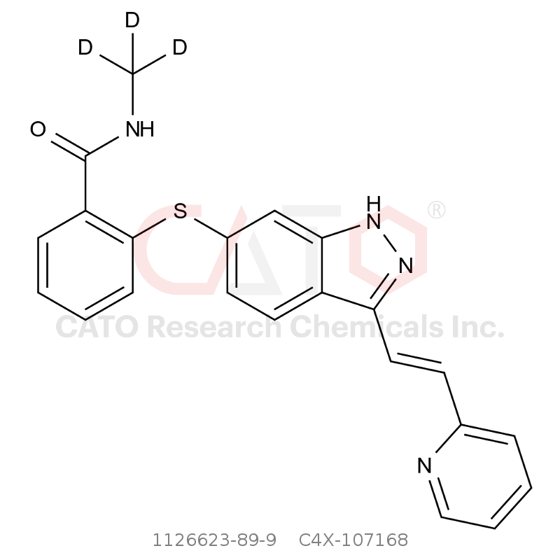 CAS No.:1126623-89-9,Axitinib-d3