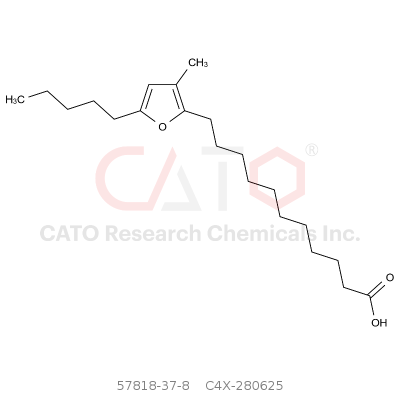 CAS No.:57818-37-8,3-Methyl-5-pentyl-2-furanundecanoic Acid