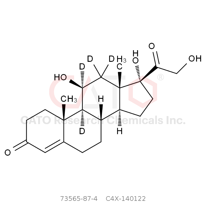 CAS No.:73565-87-4,Hydrocortisone-d4