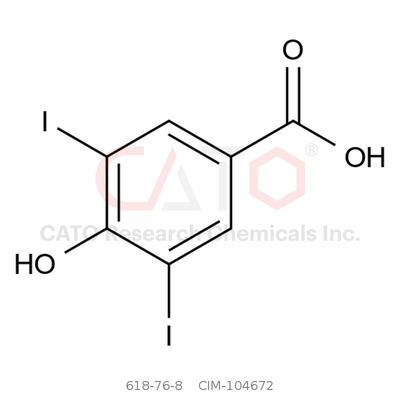 CAS No.:618-76-8,3,5-Diiodo-4-hydroxybenzoic acid