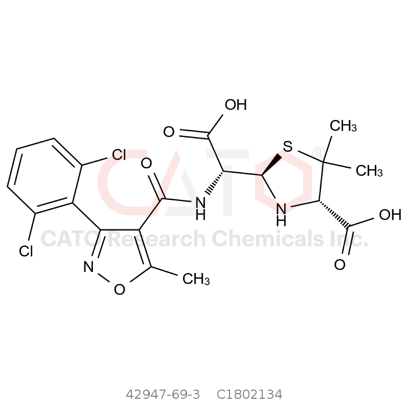 CAS No.:42947-69-3,Dicloxacillin Impurity C34