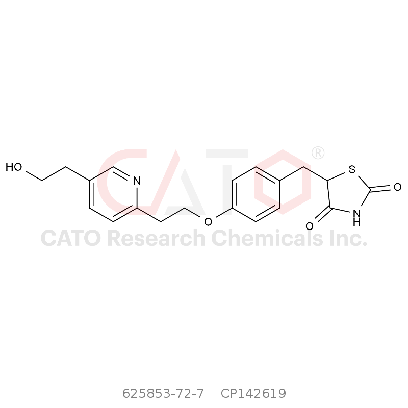CAS No.:625853-72-7,羟基吡格列酮 (M-VII)
