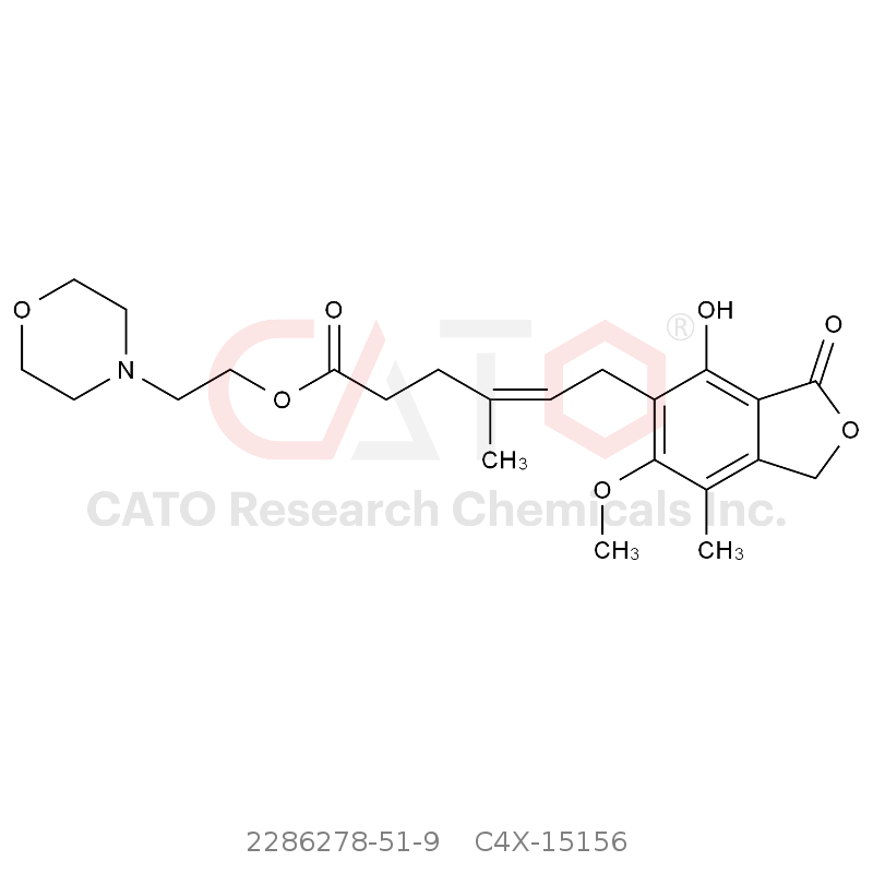 CAS No.:2286278-51-9,Mycophenolate Mofetil EP Impurity C (Z-isomer)