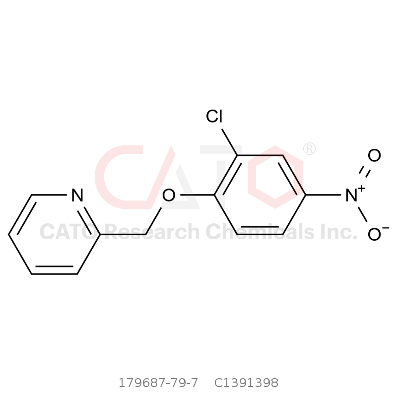 CAS No.:179687-79-7,2-[(2-Chloro-4-nitrophenoxy)methyl]pyridine