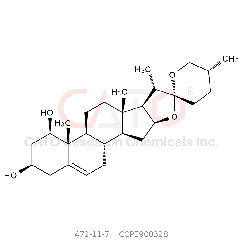 CAS No.:472-11-7,鲁斯可皂苷元