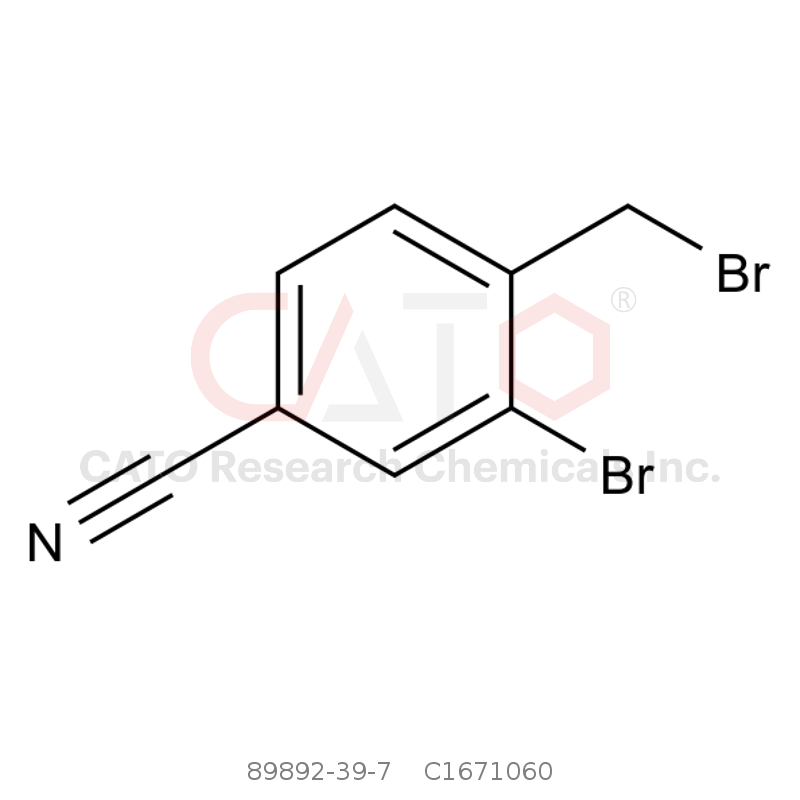 CAS No.:89892-39-7,3-Bromo-4-(bromomethyl)benzonitrile