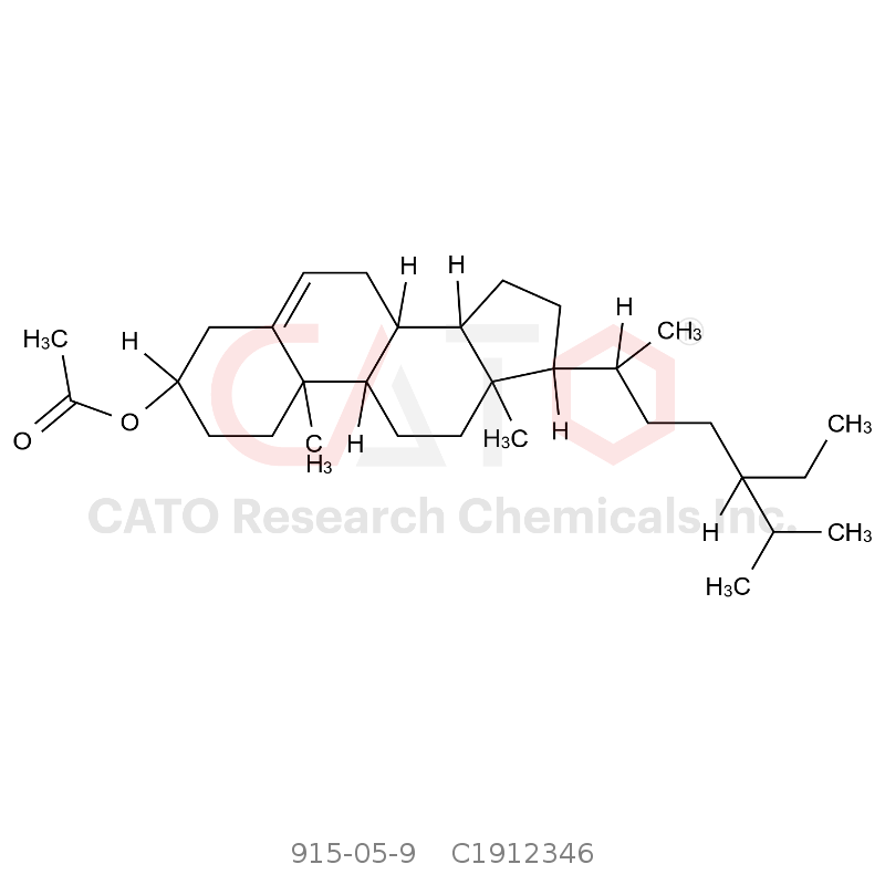 CAS No.:915-05-9,β-谷甾醇乙酸酯 (含菜油甾醇乙酸酯)