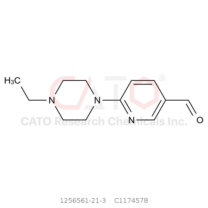 CAS No.:1256561-21-3,6-(4-Ethylpiperazin-1-yl)nicotinaldehyde