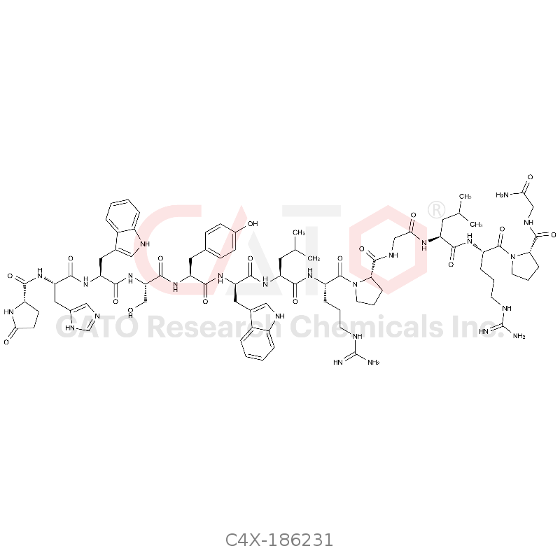 Pyr-His-Trp-Ser-Tyr-D-Trp-Leu-Arg-Pro-Gly-Leu-Arg-Pro-Gly-NH2