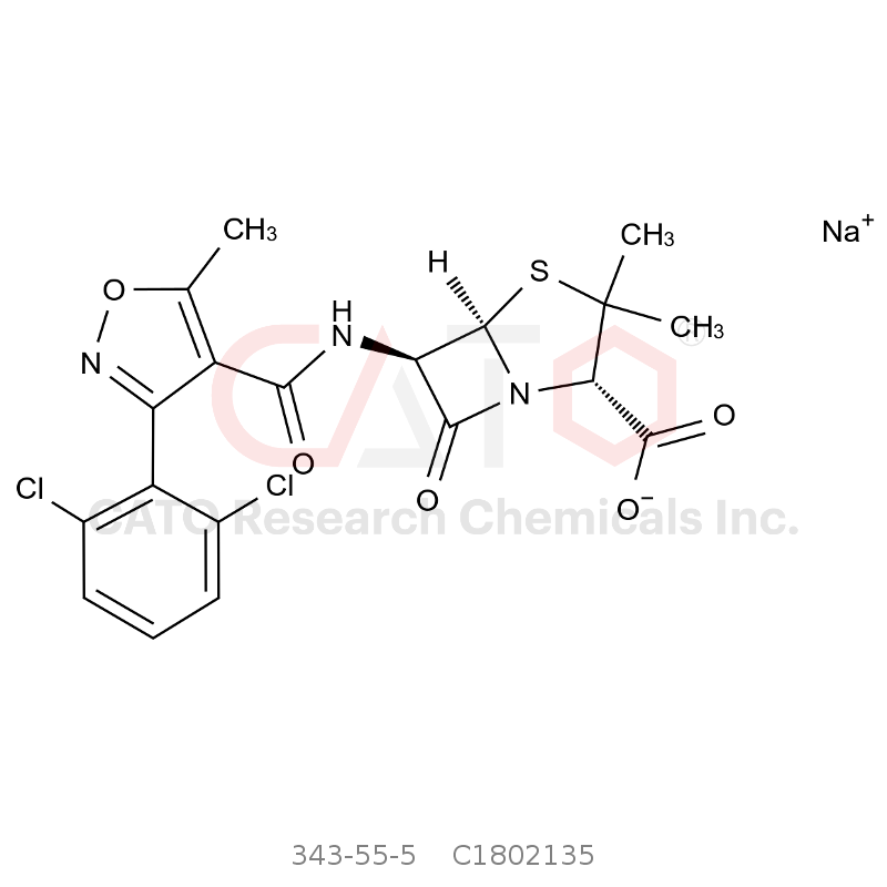 CAS No.:343-55-5,Dicloxacillin Sodium Salt