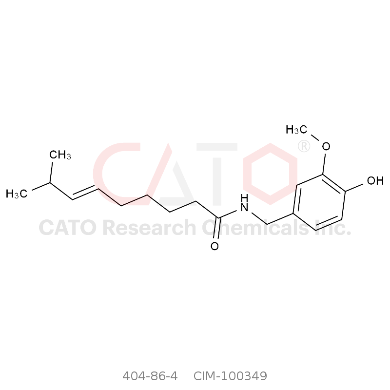 CAS No.:404-86-4,(E)-N-(4-Hydroxy-3-methoxybenzyl)-8-methylnon-6-enamide