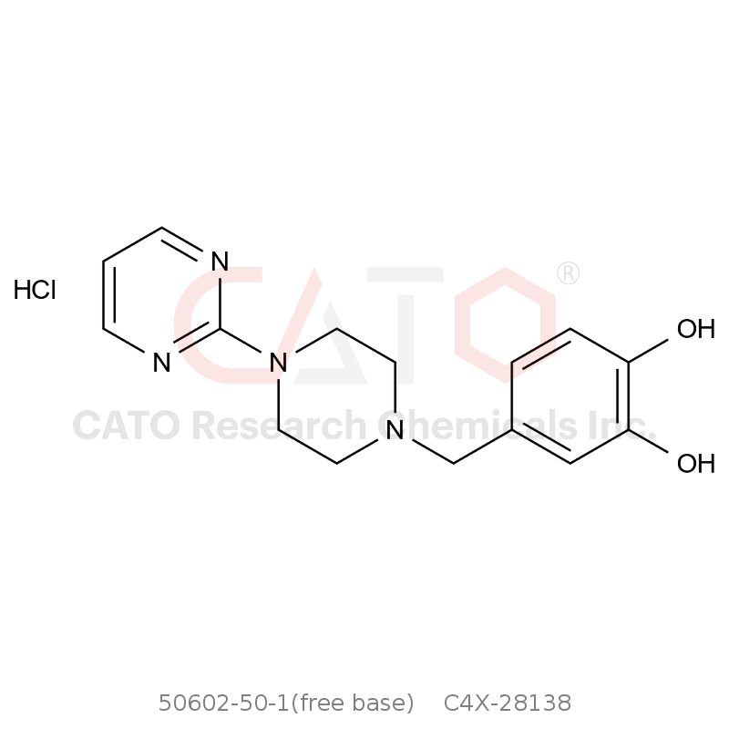 CAS No.:50602-50-1(free base),Piribedil Impurity 8 HCl