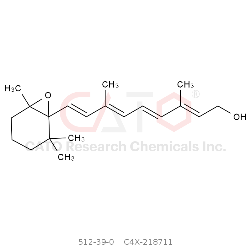 CAS No.:512-39-0,5,6-monoepoxy Vitamin A