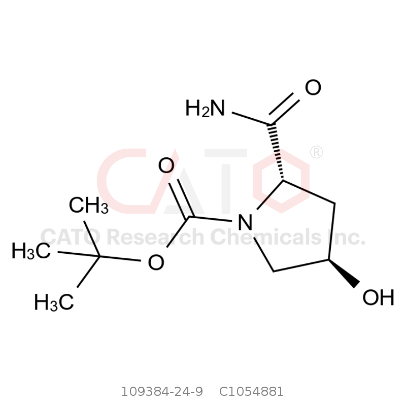 CAS No.:109384-24-9,(2S,4R)-1-Boc-2-carbamoyl-4-hydroxypyrrolidine