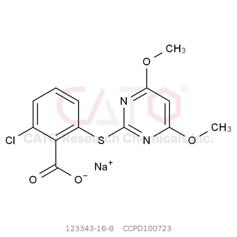 CAS No.:123343-16-8,嘧草硫醚