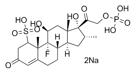 地塞米松杂质715二钠盐 Dexamethasone Impurity 715 Disodium Salt CAS 39005-10-2 结构式 Chemical Structure