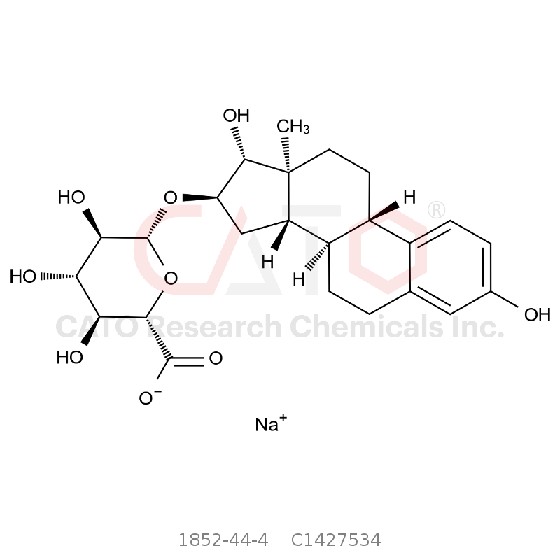 CAS No.:1852-44-4,雌三醇16α-（β-D-葡萄糖醛酸）钠盐