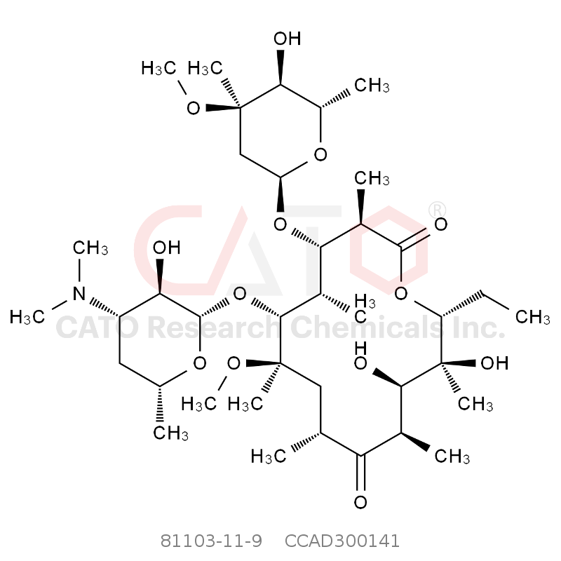 CAS No.:81103-11-9,克拉霉素