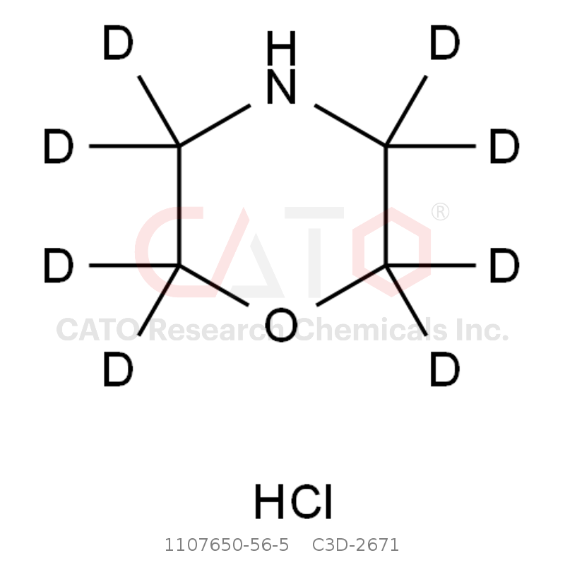 CAS No.:1107650-56-5,吗啉-D8盐酸盐