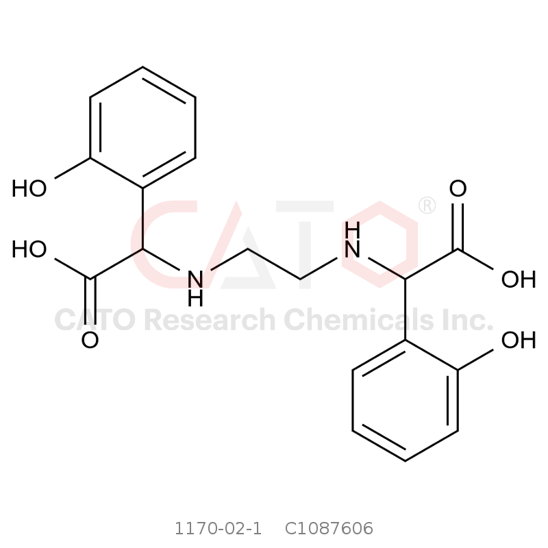 CAS No.:1170-02-1,2,2'-(乙烷-1,2-二基双(氨二基))双(2-(2-羟苯基)乙酸)