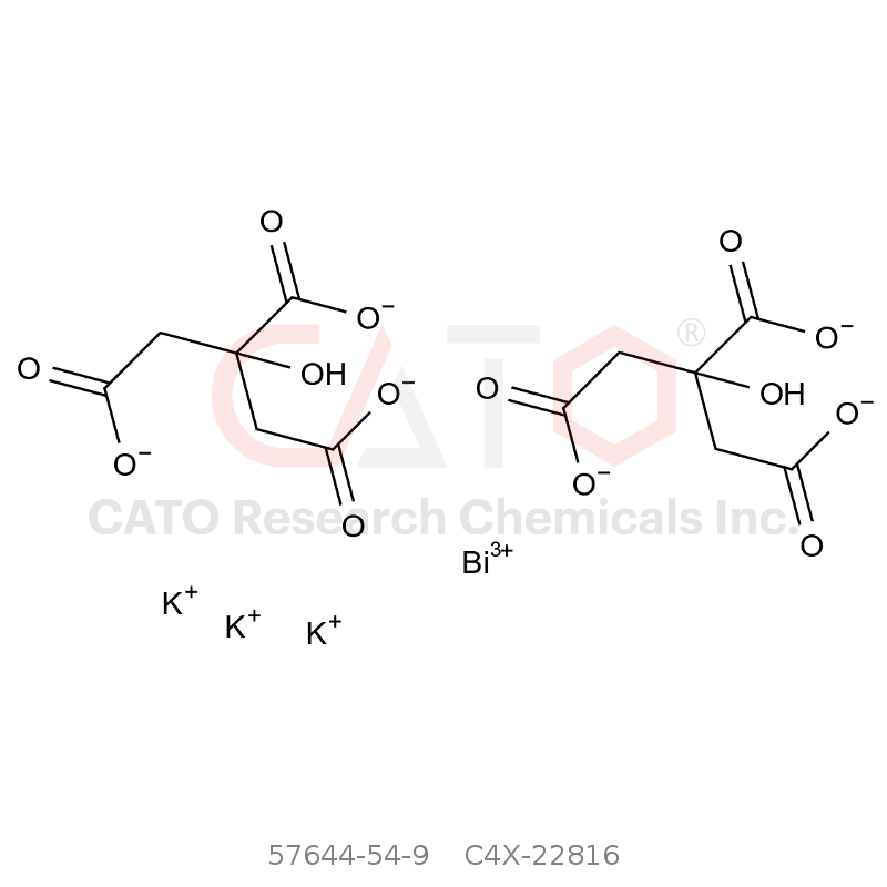 CAS No.:57644-54-9,Bismuth Potassium Citrate
